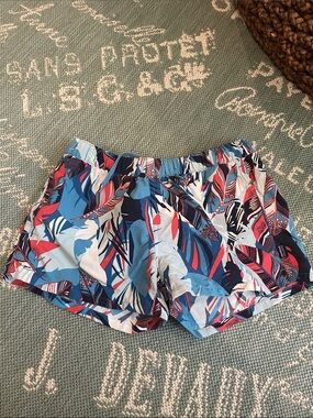 Patagonia Women's Leaf-Print Athletic Shorts